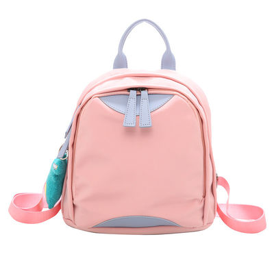 女性はティーネージャーの女の子のための旅行袋の防水ナイロン偶然のピンクをBackpack