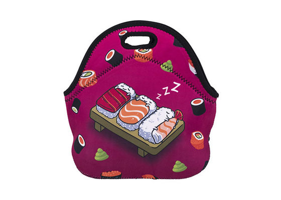 ネオプレンの物質的なcostomの印刷物のかわいい昼食は、子供のための昼食袋袋に入れます