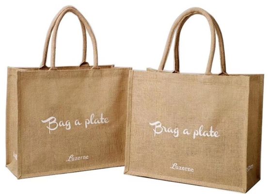 リネン買い物袋、リネン物質的な袋、リネン戦闘状況表示板の買物客袋