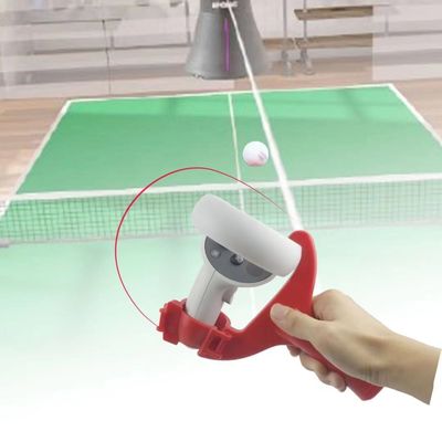 Oculusの探求2のためにVRはゲームの付属品を統合した   組のハンドルの接触コントローラーの卓球のかいグリップ