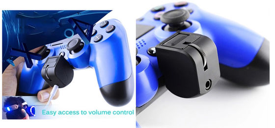 PlayStation 4のためのMicの音量調節を用いるPS4ゲームのコントローラーのヘッドホーンのアダプターのための3.5mm可聴周波ジャック
