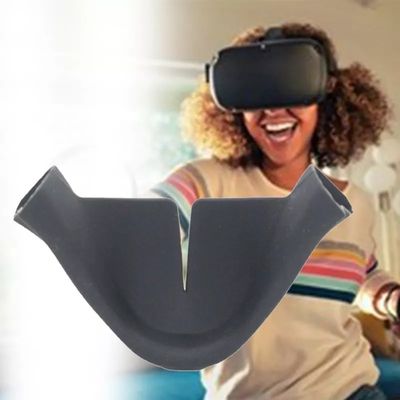 2022 Oculusの探求の付属品セットのための最も新しい到着の黒のシリコーンの鼻パッドの陰影カバー クッションVRのヘッドホーン サポート ホールダー