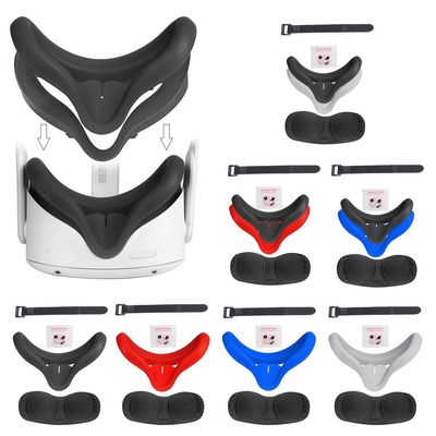Oculusの探求2のシリコーンのシリコーンのカバーおよび目マスクVRの付属品のための卸し売りシリコーン カバー耐久の快適な目隠し