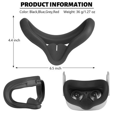 Oculusの探求2のシリコーンのシリコーンのカバーおよび目マスクVRの付属品のための卸し売りシリコーン カバー耐久の快適な目隠し