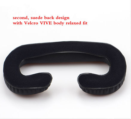 2022枚の皮カバー革スポンジのプロ新しいHTC Vive VR VIVEのための柔らかい記憶泡パッド カバー表面クッションの目のクッションの取り替え