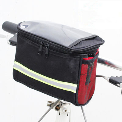 前部ハンドルバー袋のバイク フレームのPannierのオルガナイザーの袋MTBの防水電話は多機能の携帯用ショルダー・バッグを袋に入れる
