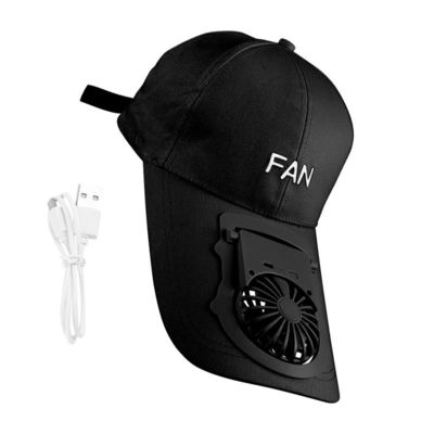 卸売価格紫外線携帯用USB充満ファンの帽子の男女兼用の調節可能な夏のスポーツの野球帽はバイザーの小型より涼しいファンを保護する