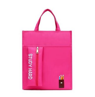 工場価格学生の個人指導はA4キャンバスの防水ハンドバッグのPencilbagの大容量の通学かばんのオフィスの学用品を袋に入れる
