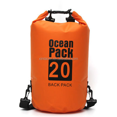 海洋のパック500Dポリ塩化ビニールの防水乾燥した袋20L浜のキャンプ