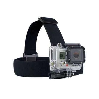 調節可能な馬具の行為のカメラの付属品   GoProの英雄SJCAM AKASO Xiaoyiイ4k DJIのための伸縮性があるスリップ防止 ヘッド革紐の台紙