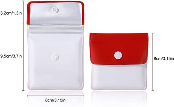 OEMエヴァのポケット灰皿携帯用ポリ塩化ビニールのタバコ灰の袋のコンパクトは無臭を耐火性にする