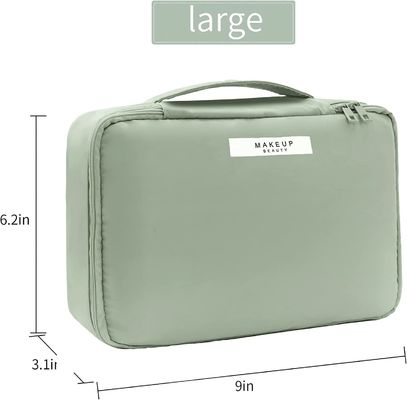 女性女性のためのハンドルが付いている熱い販売法袋comsmetic袋ラガー容量の化粧品袋