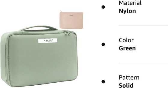 女性女性のためのハンドルが付いている熱い販売法袋comsmetic袋ラガー容量の化粧品袋