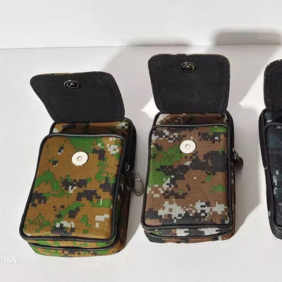 6.5インチ人のための多機能キャンバスの電話ウエストの袋ベルト クリップ札入れを防水しなさい