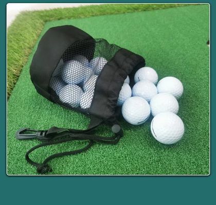貯蔵のゴルフ テニス・ボールのためのポリエステル スポーツのドローストリング袋の網のポケット網の袋