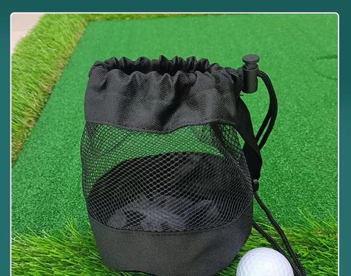 貯蔵のゴルフ テニス・ボールのためのポリエステル スポーツのドローストリング袋の網のポケット網の袋