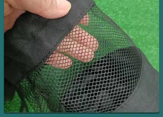 貯蔵のゴルフ テニス・ボールのためのポリエステル スポーツのドローストリング袋の網のポケット網の袋