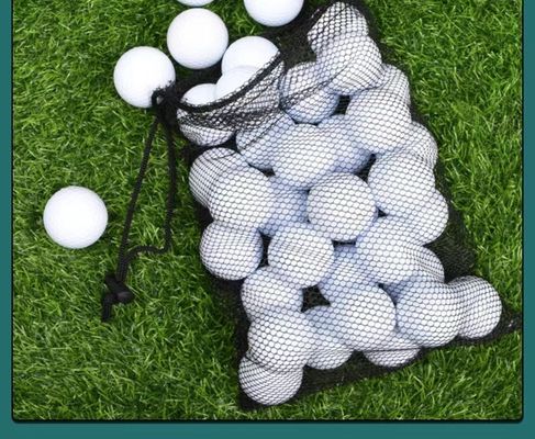 貯蔵のゴルフ テニス・ボールのためのポリエステル スポーツのドローストリング袋の網のポケット網の袋