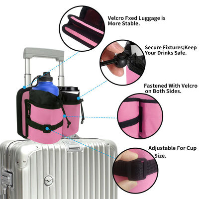 荷物旅行カップ・ホルダーの耐久のフリー ハンドはすべてのスーツケースのハンドルに合う