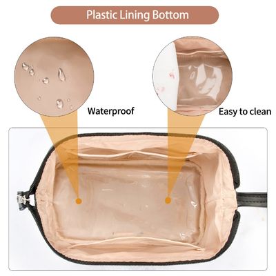 卸し売り大人の人のポリエステル化粧品の洗面用品袋人のための注文の洗浄されたポリエステル旅行洗面所袋