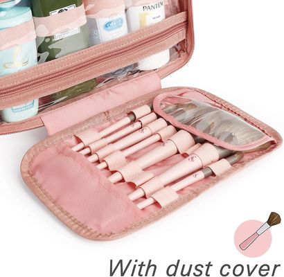 携帯用旅行黒い構造の化粧箱袋化粧品袋の構造の洗面用品袋旅行オルガナイザー