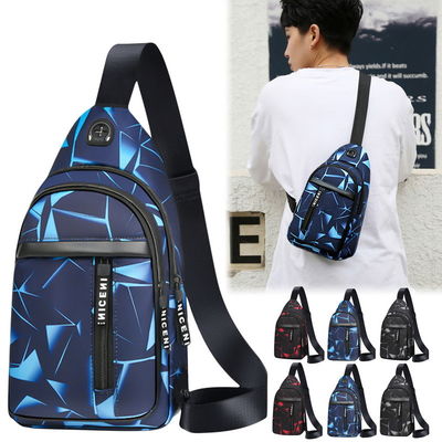 人の反盗難箱袋Crossbodyを満たす短い旅行のメッセンジャー袋USB