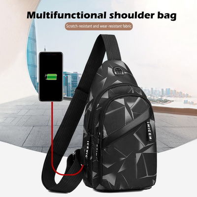 人の反盗難箱袋Crossbodyを満たす短い旅行のメッセンジャー袋USB