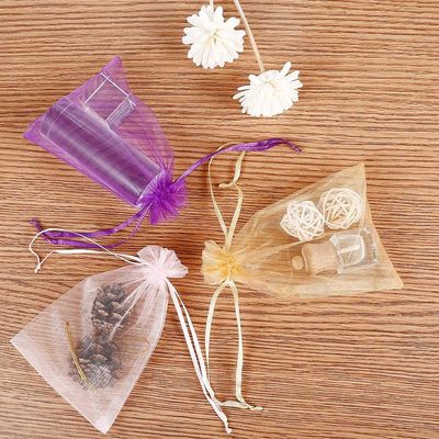 混合された色4x6は結婚披露宴のクリスマスの好意のギフトのためのドローストリングの宝石類の袋をじりじり動かす
