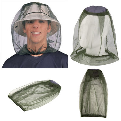表面カの防虫スプレーの帽子の虫の網のヘッド網の表面保護装置旅行カムのための屋外の採取の帽子の反蚊帳