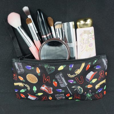 ジッパーの女性の人袋のための小さい化粧品の洗面用品のオルガナイザーの構造袋を持つライト級選手は旅する