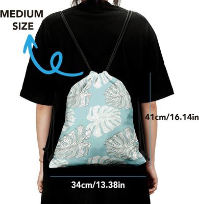 軽量および防水バックパックのドローストリング袋の網袋のSackpackの体育館のスポーツ旅行バックパック