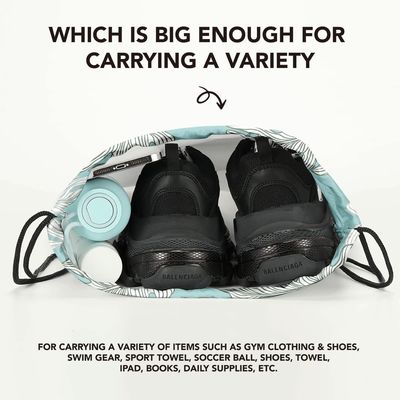 軽量および防水バックパックのドローストリング袋の網袋のSackpackの体育館のスポーツ旅行バックパック