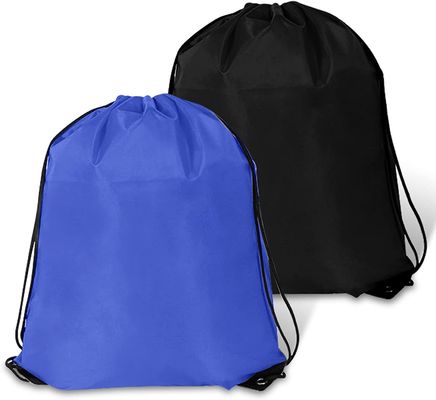 柔らかい耐震性のドローストリング袋は黒い体育館の大きさの鞍帯の戦闘状況表示板SackpackをBackpack