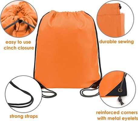 耐震性の保護&amp;Storgaeは耐久の柔らかい軽量のドローストリング袋をひもでつなぐバックパック袋を防水する