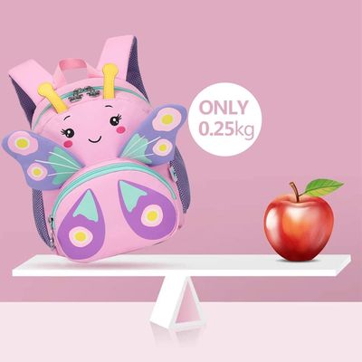 軽量の耐久の子供の幼児のバックパックの女の子3Dの漫画の学校の託児所のNursary旅行袋