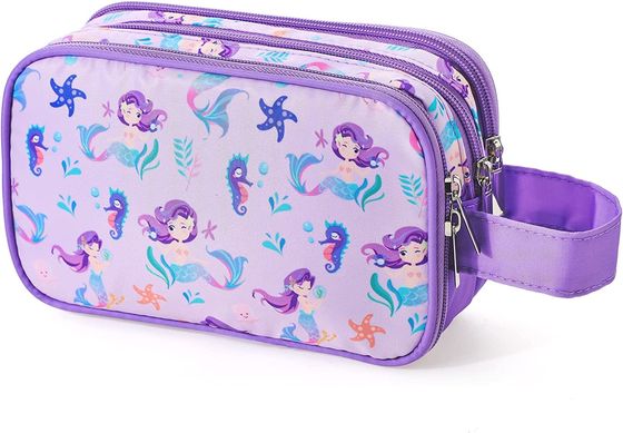 小さい若い女の子の化粧品の構造の防水掛かる洗浄袋の幼児の走行の洗面用品のための旅行洗面用品袋