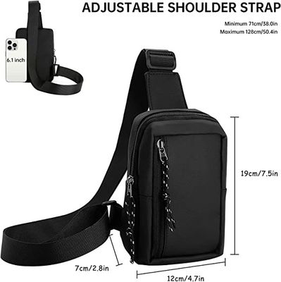 人の女性の小さい防水Crossbody袋の走行のハイキングのための偶然の電話箱袋