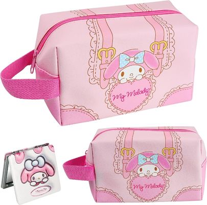 ガール フレンド-かわいいウサギ旅行化粧品の袋のための防水および耐久の構造袋
