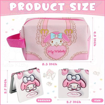 ガール フレンド-かわいいウサギ旅行化粧品の袋のための防水および耐久の構造袋