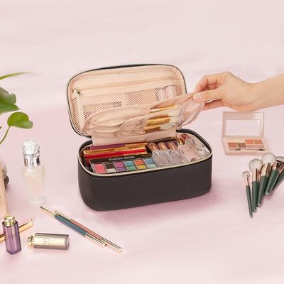 女性のための小さい化粧品袋、携帯用かわいい旅行構造袋および女の子