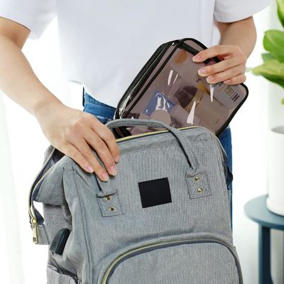 走行のための多機能耐久の防水明確な洗面用品袋