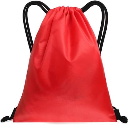 人の女性のためのジッパーのポケット体育館の水泳のドローストリング袋が付いている防水引くことのひもの背部袋