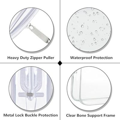 耐久性 環境に優しい 防水性 透明 トイレットリー バッグ
