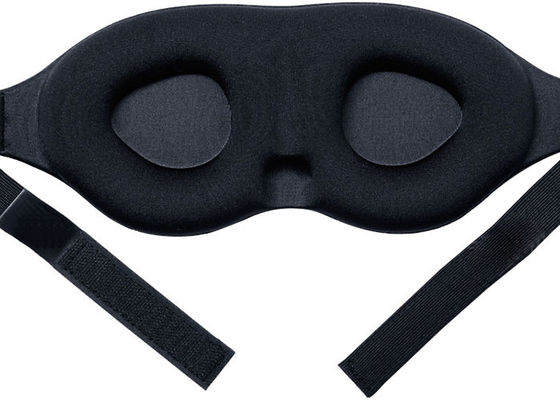 25*10cmの絹のサテン3Dの睡眠の目マスク折り畳み式OEMサービス