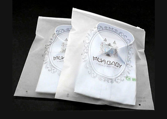 注文のロゴのジッパー ロックのポリ袋、エヴァの衣服のためのプラスチック ジッパー袋